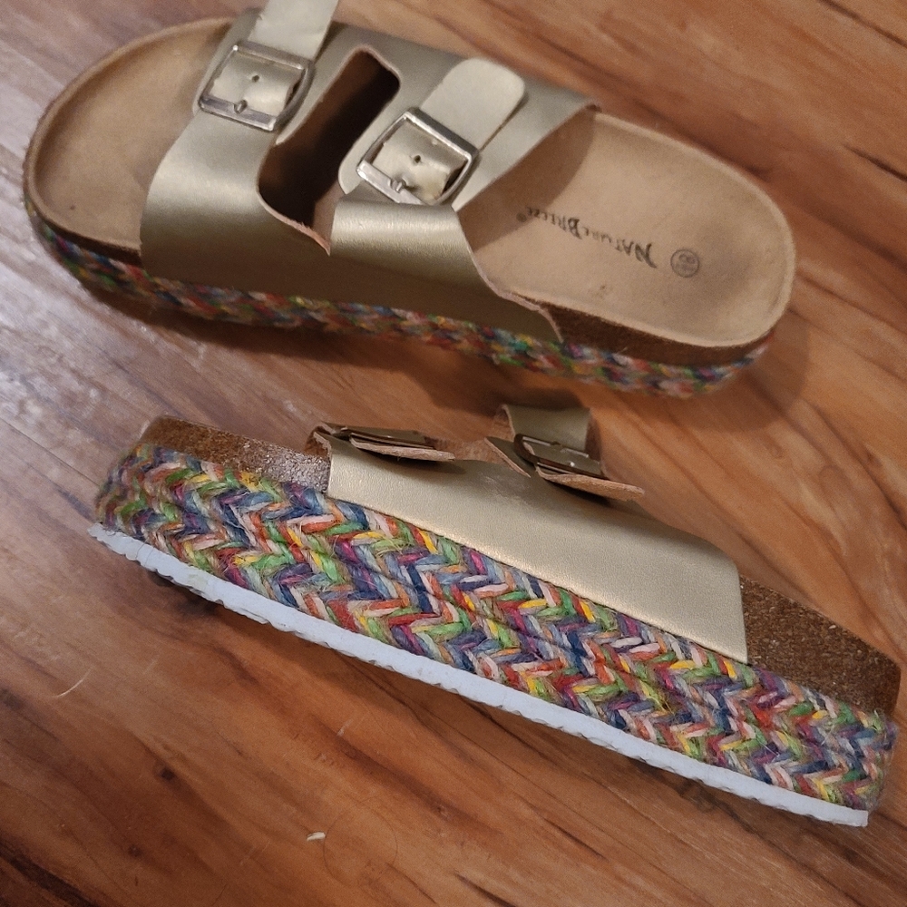 Gold Sandals